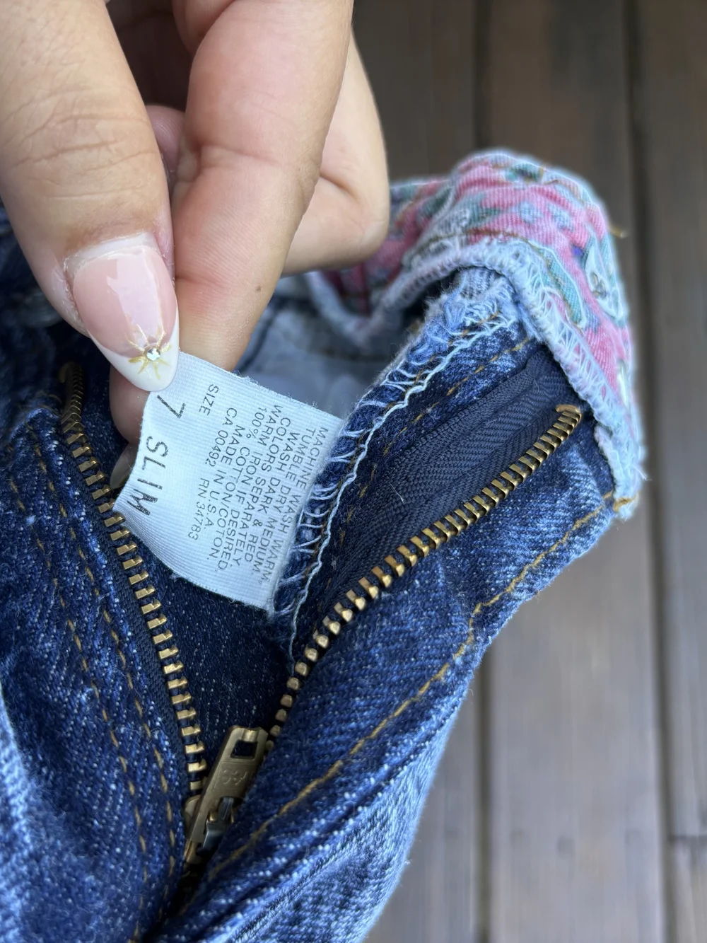 VTG LEE Kids Acid Wash Jeans Size 7 Slim 90s/2000s High Waist Tapered Denim